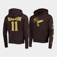 San Diego Padres 11 Darvish City Transit Brown Hoodie San Diego Padres 11 Darvish City Transit Brown Hoodie