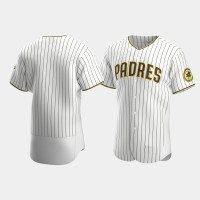 Men's San Diego Padres Home White Authentic Jersey Men's San Diego Padres Home White Authentic Jersey