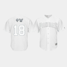 San Diego Padres #18 Austin Hedges 2019 Players' Weekend White Replica Jersey Men's San Diego Padres #18 Austin Hedges 2019 Players' Weekend White Replica Jersey Men's