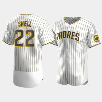 Men's San Diego Padres #22 Blake Snell White Authentic Home Jersey Men's San Diego Padres #22 Blake Snell White Authentic Home Jersey
