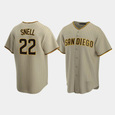 Men's San Diego Padres #22 Blake Snell Sand Brown Replica Trade Alternate Jersey Men's San Diego Padres #22 Blake Snell Sand Brown Replica Trade Alternate Jersey