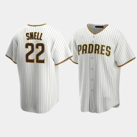Men's San Diego Padres #22 Blake Snell White Brown Replica Trade Home Jersey Men's San Diego Padres #22 Blake Snell White Brown Replica Trade Home Jersey