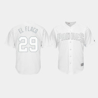 San Diego Padres #29 Dinelson Lamet 2019 Players' Weekend El Flaco White Replica Jersey Men's San Diego Padres #29 Dinelson Lamet 2019 Players' Weekend El Flaco White Replica Jersey Men's