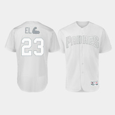 Men's San Diego Padres Authentic #23 Fernando Tatis Jr. 2019 Players' Weekend White El Niño Jersey Men's San Diego Padres Authentic #23 Fernando Tatis Jr. 2019 Players' Weekend White El Niño Jersey