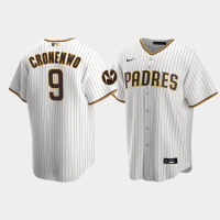 #9 Jake Cronenworth San Diego Padres Men's White Home Replica 2023 Motorola Patch Jersey #9 Jake Cronenworth San Diego Padres Men's White Home Replica 2023 Motorola Patch Jersey