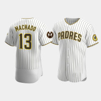 #13 Manny Machado San Diego Padres Men's White Home Authentic 2023 Motorola Patch Jersey #13 Manny Machado San Diego Padres Men's White Home Authentic 2023 Motorola Patch Jersey