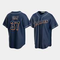 Men's San Diego Padres Miguel Diaz Navy Cooperstown Collection Jersey