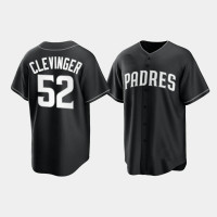 San Diego Padres Mike Clevinger Black Alternate Fashion Replica Jersey
