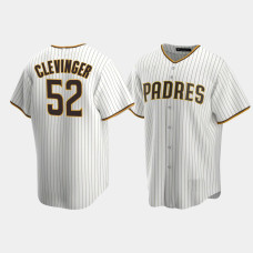 Men's San Diego Padres #52 Mike Clevinger White Replica Team 2020 Home Jersey Men's San Diego Padres #52 Mike Clevinger White Replica Team 2020 Home Jersey