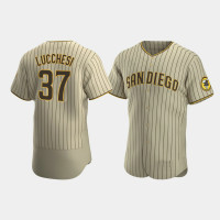 Joey Lucchesi San Diego Padres Sand Brown Authentic 2020 Alternate Jersey Joey Lucchesi San Diego Padres Sand Brown Authentic 2020 Alternate Jersey