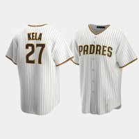 Keone Kela San Diego Padres White Brown Replica Home Jersey Keone Kela San Diego Padres White Brown Replica Home Jersey