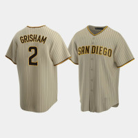 Trent Grisham San Diego Padres Sand Brown Replica Alternate Jersey Trent Grisham San Diego Padres Sand Brown Replica Alternate Jersey