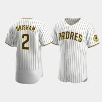 Trent Grisham San Diego Padres Men's Home White Authentic Jersey
