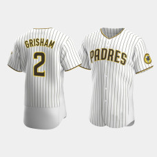 Trent Grisham San Diego Padres Men's Home White Authentic Jersey