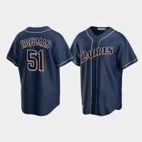 Men's San Diego Padres Trevor Hoffman Navy Cooperstown Collection Jersey Men's San Diego Padres Trevor Hoffman Navy Cooperstown Collection Jersey