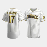 Victor Caratini San Diego Padres Men's Home White Authentic Jersey