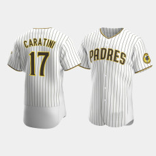 Victor Caratini San Diego Padres Men's Home White Authentic Jersey