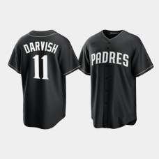 San Diego Padres Yu Darvish Black Alternate Fashion Replica Jersey