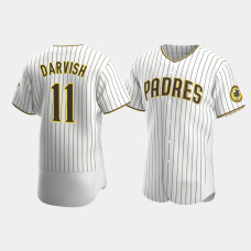 Yu Darvish San Diego Padres Men's Home White Authentic Jersey