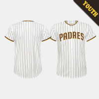 Youth San Diego Padres White Replica Home Jersey Youth San Diego Padres White Replica Home Jersey