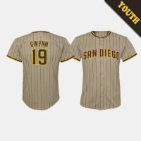 Youth San Diego Padres Tony Gwynn #19 Brown Replica Cool Base Jersey Youth San Diego Padres Tony Gwynn #19 Brown Replica Cool Base Jersey