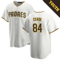 Dylan Cease #84 San Diego Padres Youth Home Jersey - White Replica
