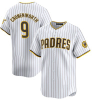 Jake Cronenworth #9 San Diego Padres Home Jersey - White Limited Jake Cronenworth #9 San Diego Padres Home Jersey - White Limited