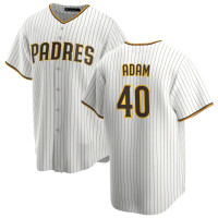 Jason Adam #40 San Diego Padres Home Jersey - White Replica Jason Adam #40 San Diego Padres Home Jersey - White Replica