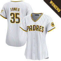 Randy Jones #35 San Diego Padres Women's Home Retired Player Jersey - White Limited