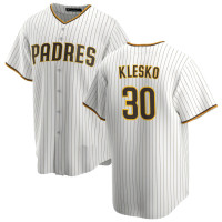 Ryan Klesko #30 San Diego Padres Home Retired Player Jersey - White Replica