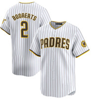 Xander Bogaerts #2 San Diego Padres Home Jersey - White Limited Xander Bogaerts #2 San Diego Padres Home Jersey - White Limited